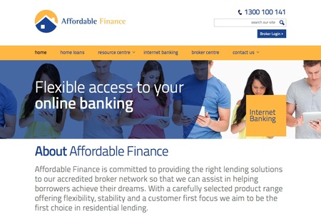 Affordable Finance Home Page