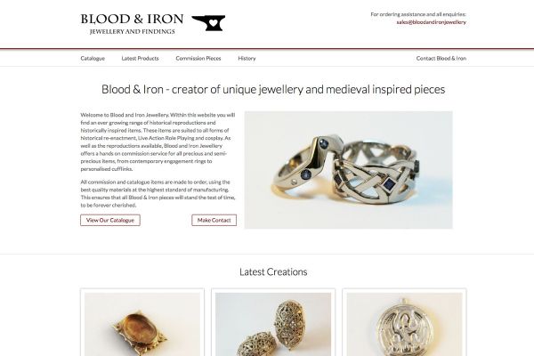 Blood and Iron Period Jewellery
